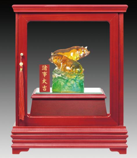 水琉璃藝品,櫥窗藝品,藝品台中,藝品批發,彩繪藝品