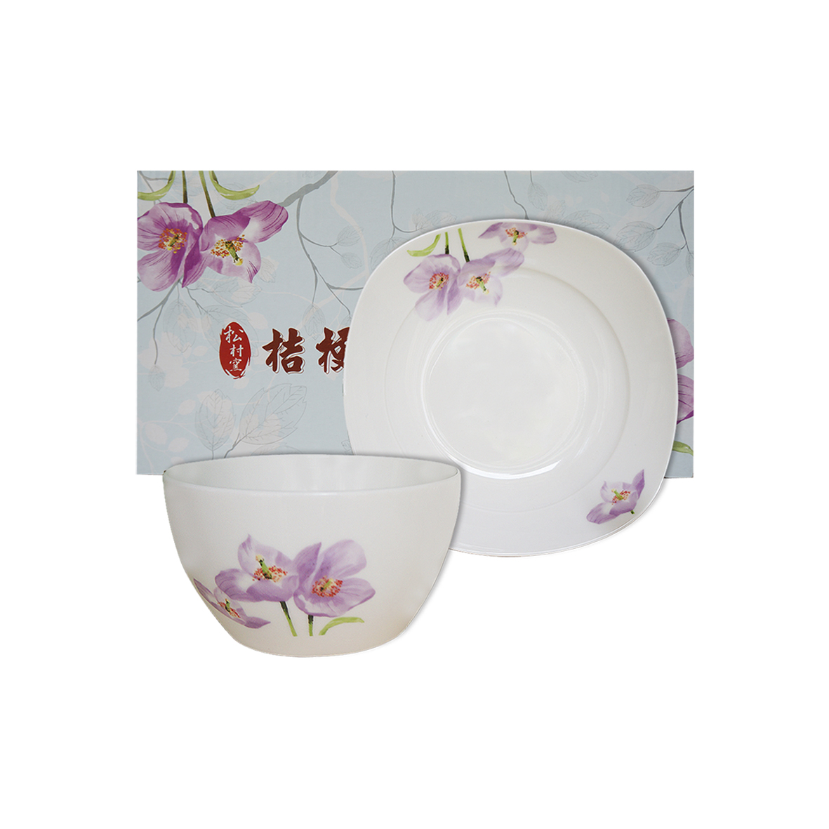 桔梗花餐具,餐廚用品,陶瓷碗,飯碗,碗盤餐具,陶瓷盤,陶瓷餐盤