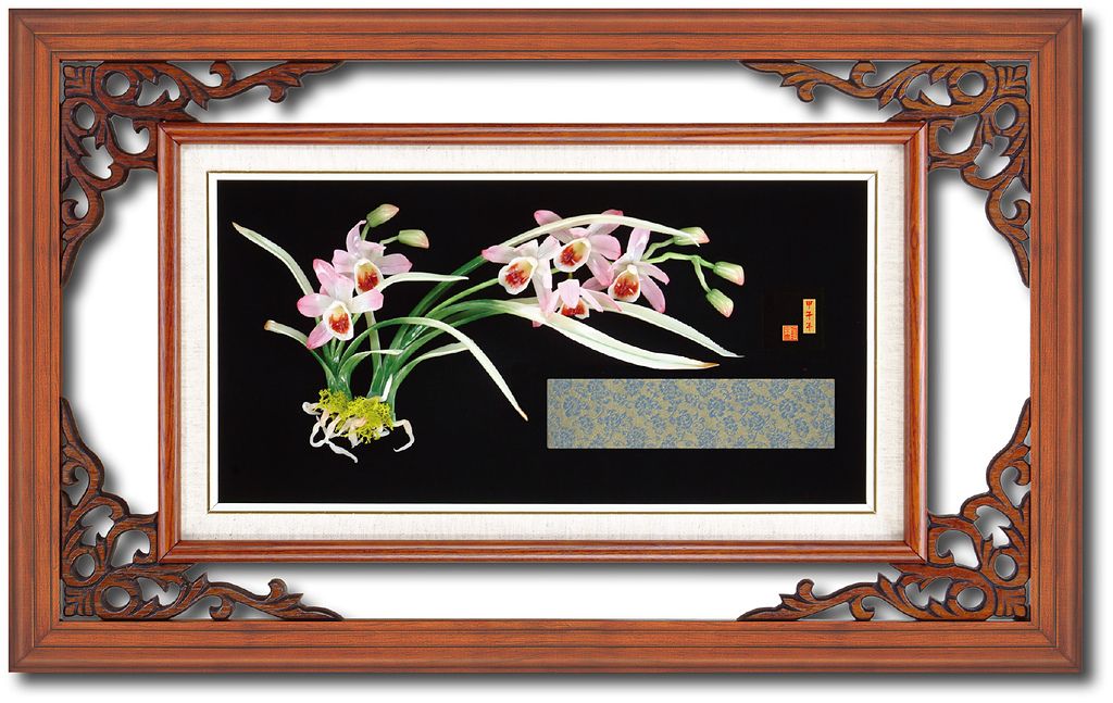 琉璃花-福運當頭(虎頭蘭),琉璃藝品,台中藝品批發