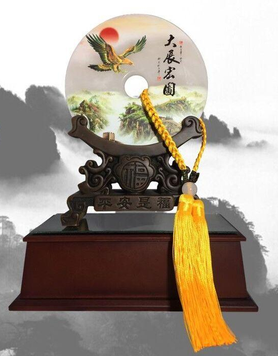 平安扣獎座,退休獎座