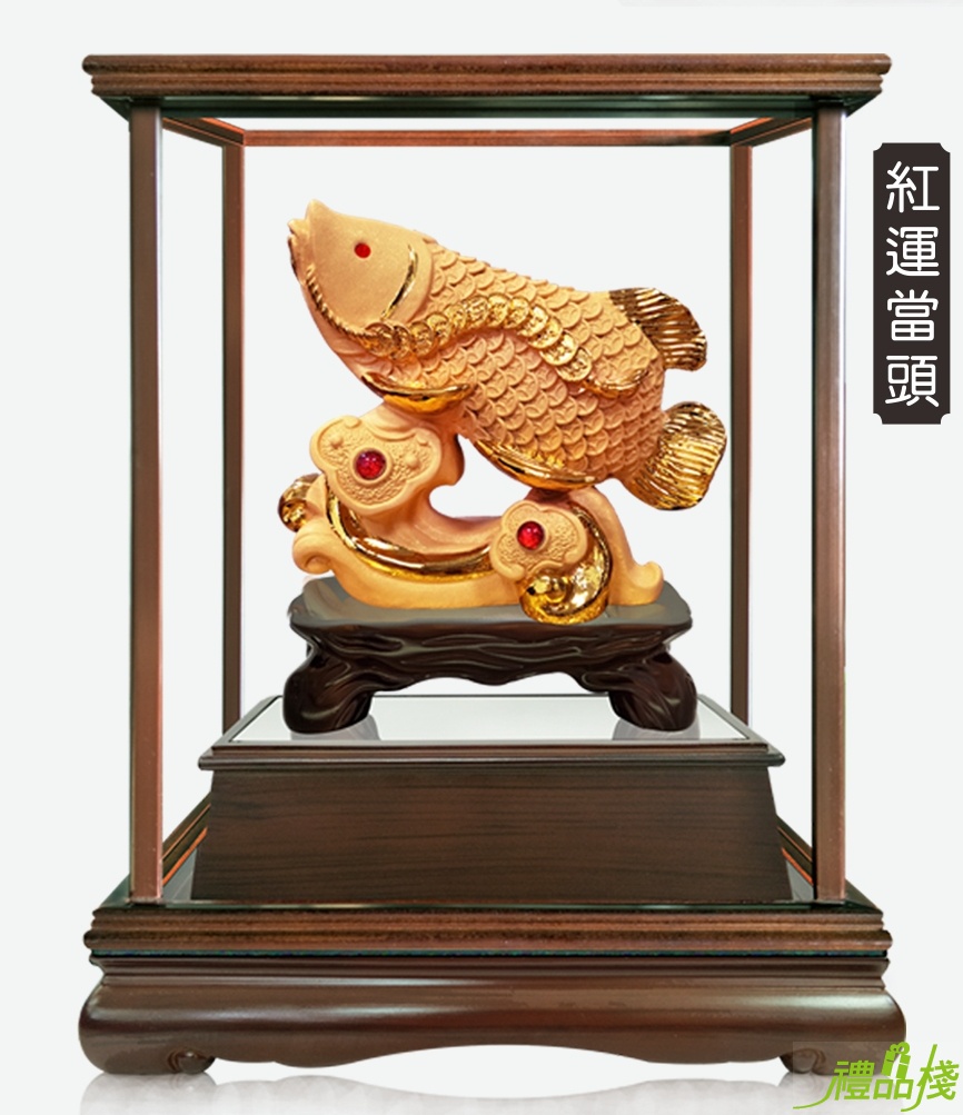 紅運當頭絨沙金藝品 
