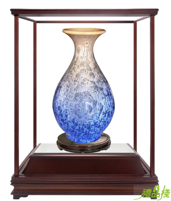 結晶釉瓶,結晶釉瓷器,陶瓷藝品 台中,櫥窗藝品,冷彩陶藝品,青花瓷藝品,花瓶擺飾藝品,結晶釉陶瓷