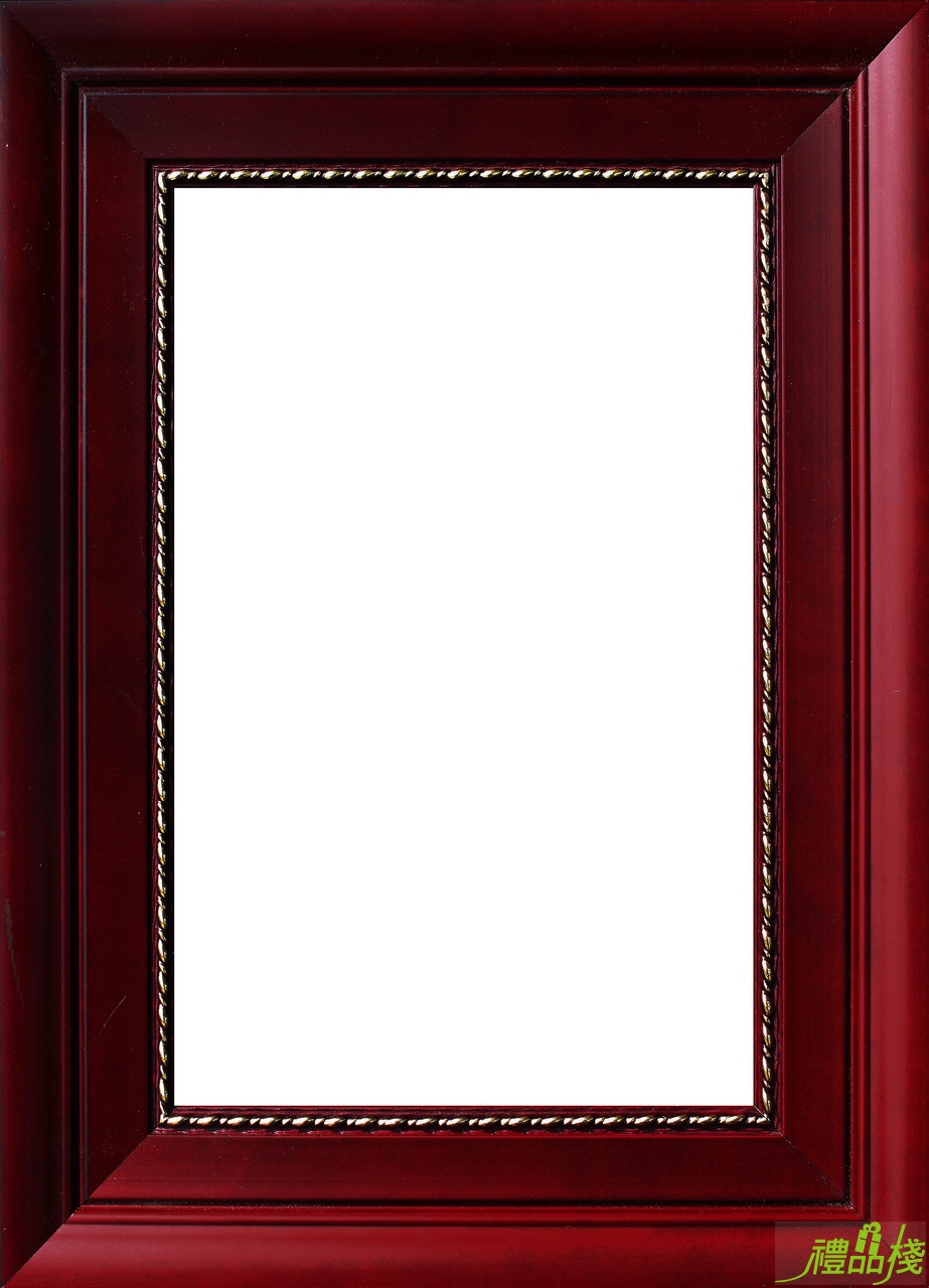 高級證書框-紅木色