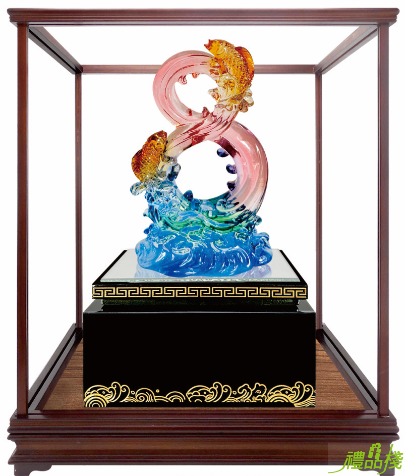 圓圓滿滿櫥窗藝品,水琉璃藝品,櫥窗藝品,藝品台中,藝品批發,開運招財藝品