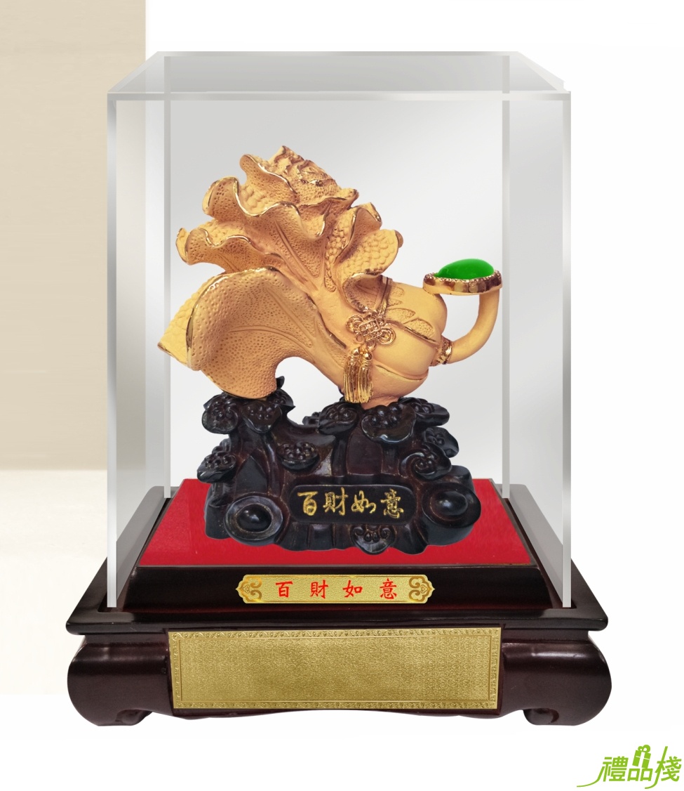 如意百財絨沙金藝品