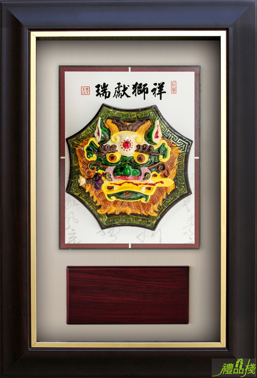 劍獅雕塑獎牌,彩陶獎牌,彩繪雕塑獎牌,冷彩陶獎牌,獎牌訂製,禮品棧獎牌
