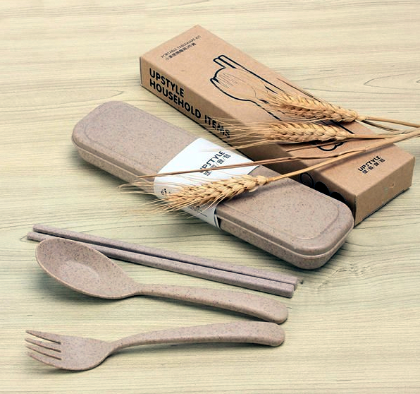 小麥環保餐具組