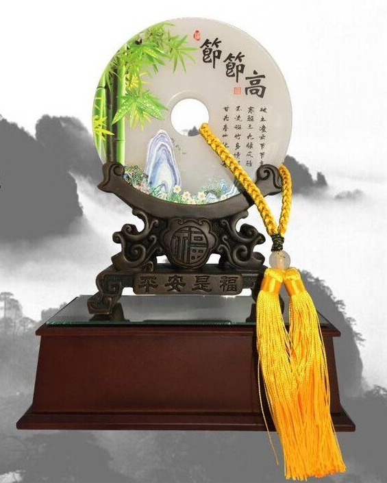 節節高升平安扣獎座