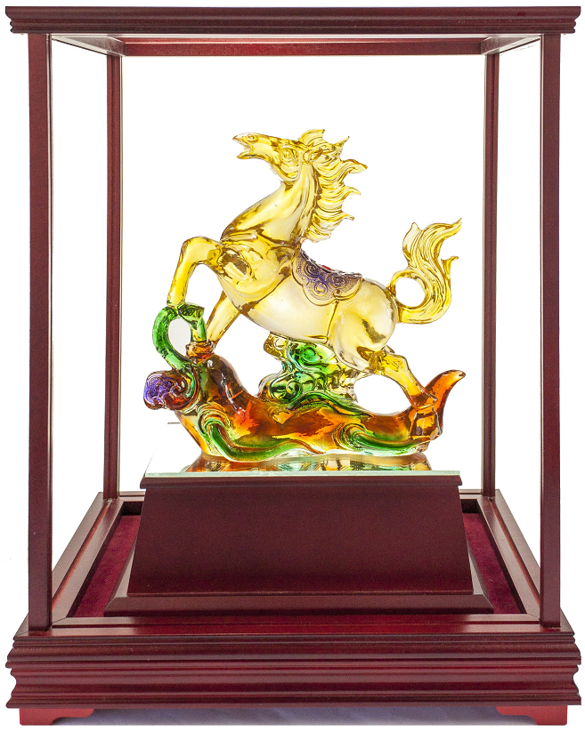 櫥窗藝品-馬到成功