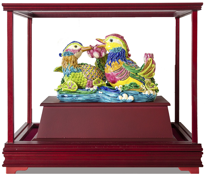 交趾櫥窗藝品-鴛鴦