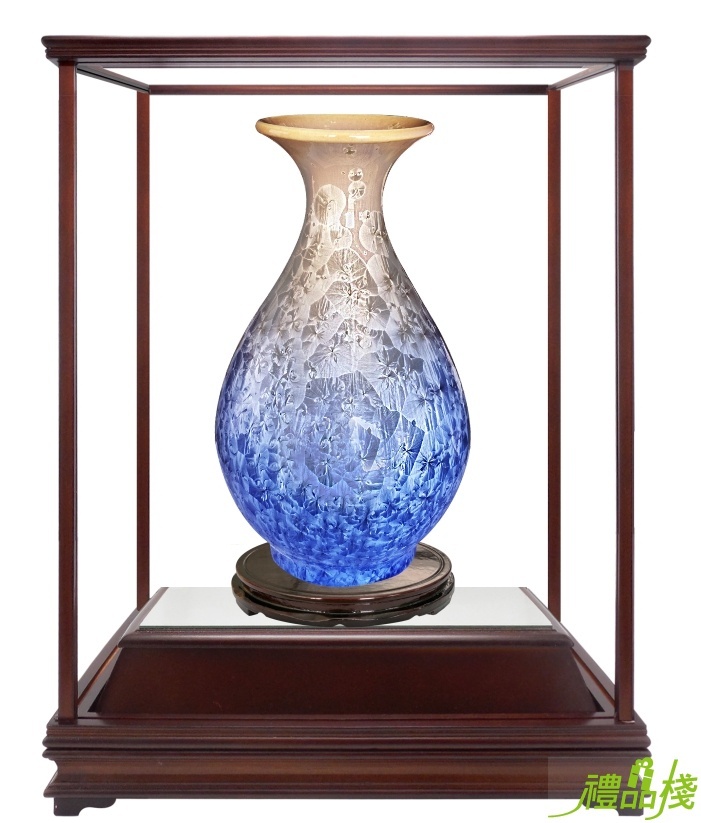 結晶釉瓶,結晶釉瓷器,陶瓷藝品 台中,櫥窗藝品,冷彩陶藝品,青花瓷藝品,花瓶擺飾藝品,結晶釉陶瓷
