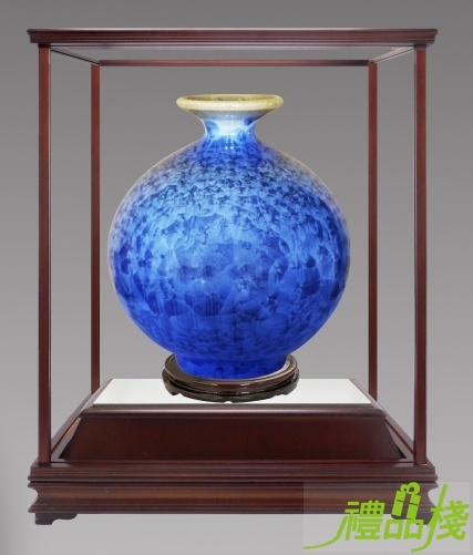 結晶釉花瓶-財,結晶釉瓶,結晶釉瓷器,陶瓷藝品,冷彩陶藝品,青花瓷藝品,花瓶擺飾藝品,結晶釉陶瓷