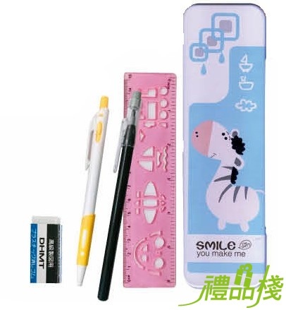 筆盒+尺+細字筆+2B鉛筆+橡皮擦,兒童節禮品,文具禮品,便宜小禮物,兒童節禮物,兒童文具批發