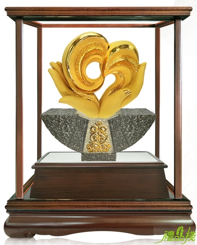 絨沙金藝品,立體金箔藝品