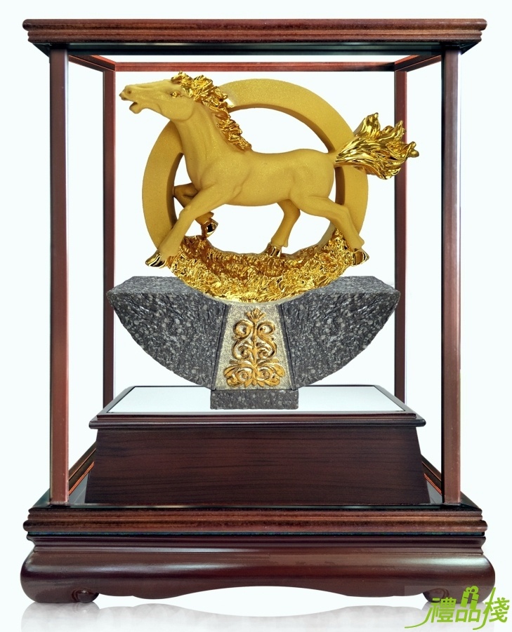 櫥窗藝品,立體金箔藝品