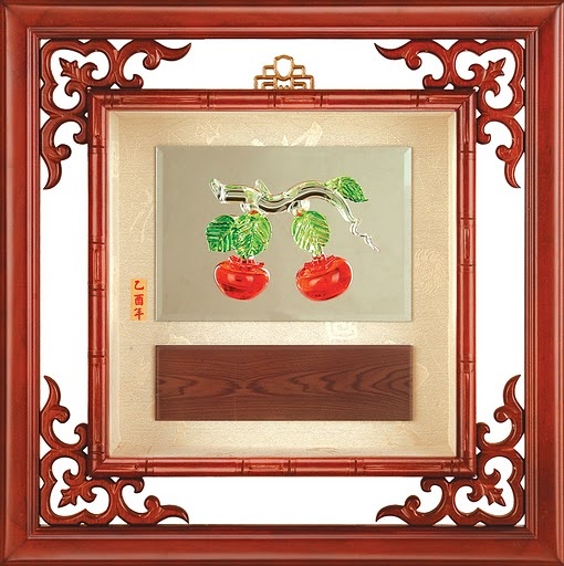 琉璃藝品,琉璃賀匾,琉璃匾額,水琉璃掛匾