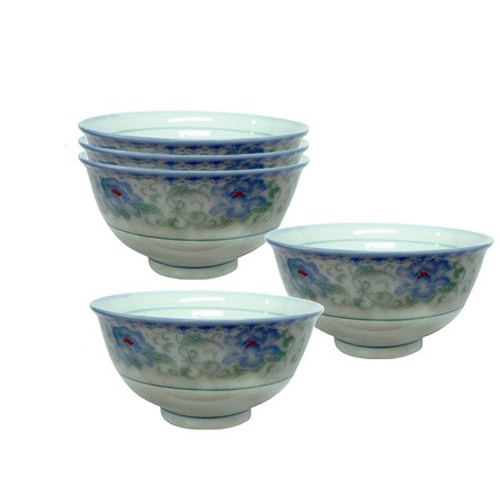 古典釉下5碗,飯碗,飯碗組,餐廚用品,餐碗,碗盤餐具,中式飯碗
