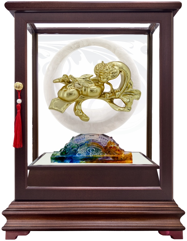 玉石藝品,櫥窗藝品