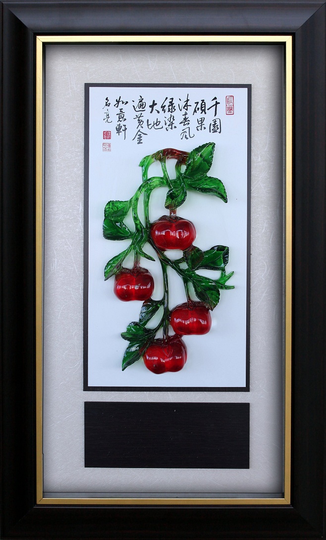 事事如意,雕塑彩繪獎牌,水琉璃壁飾,水琉璃獎牌,水琉璃掛飾,水琉璃掛匾
