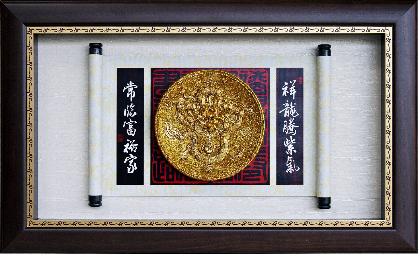 金雕獎牌,立體金箔獎牌賀匾,立體金箔畫掛飾,漆線雕獎牌