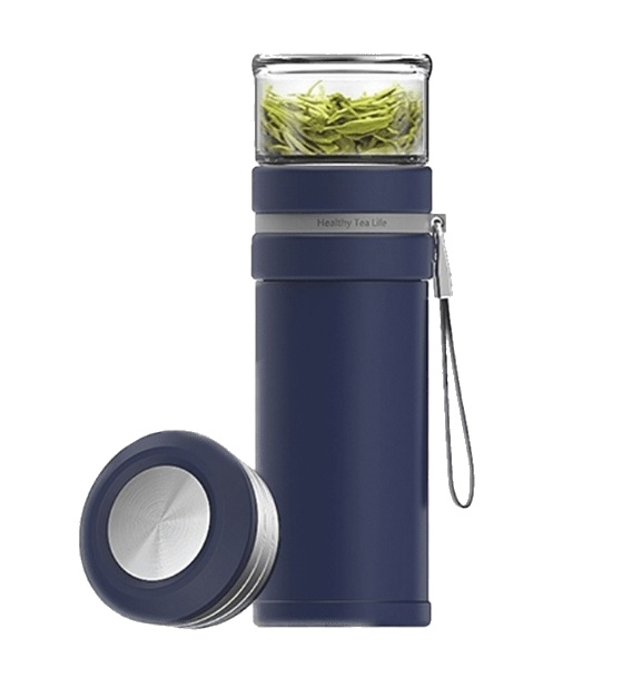 茶將真空泡茶杯,雙層隔熱泡茶杯,辦公室泡茶,泡茶杯,隔熱泡茶杯,茶水分離泡茶杯