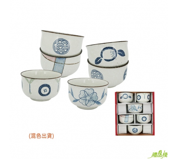 雪花反口碗,陶瓷餐具,手繪碗,日式碗,飯碗,飯碗組,餐廚用品,餐碗,碗盤餐具