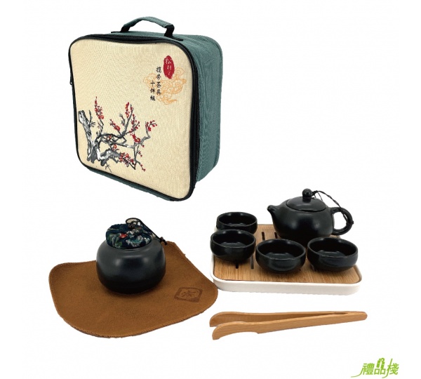 松村窯攜帶茶具十件組,便攜式旅行茶具,旅行茶具推薦,迷你茶具組,紫砂旅行茶具,旅行茶具