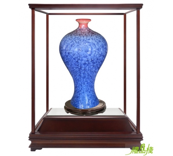 結晶釉花瓶-祿,結晶釉瓶,結晶釉瓷器,陶瓷藝品 台中,青花瓷藝品,花瓶擺飾藝品,結晶釉陶瓷
