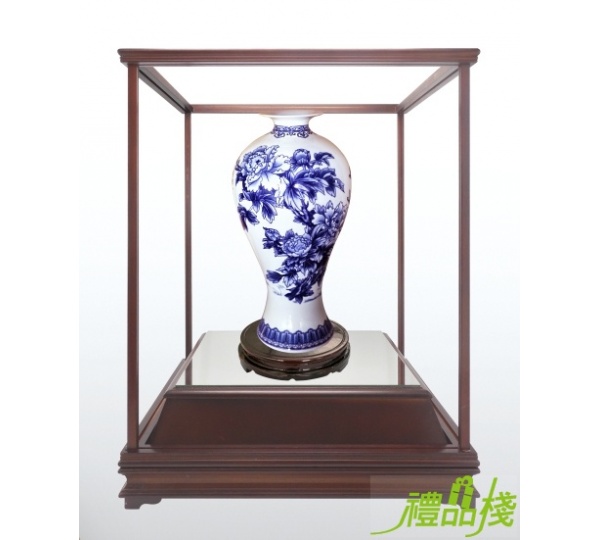 青花瓷藝品-金福,陶瓷藝品 台中,櫥窗藝品,冷彩陶藝品,青花瓷藝品,花瓶擺飾藝品
