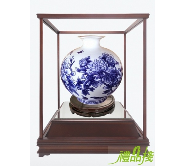 青花瓷藝品-鴻福,冷彩陶藝品,漆線雕藝品,櫥窗藝品,陶瓷藝品 台中,青花瓷藝品,花瓶擺飾藝品