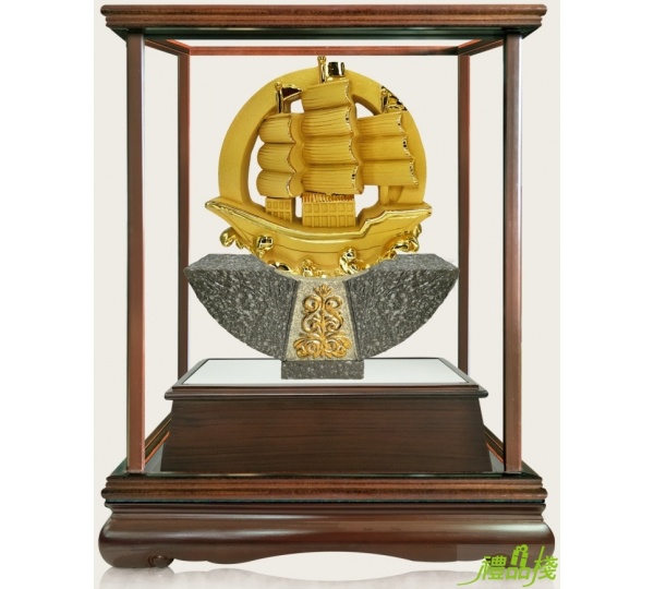 絨沙金藝品,立體金箔藝品,造型藝品,金雕藝品