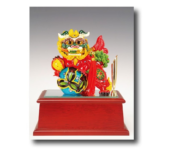 祥獅獻瑞獎座,獎盃獎牌,獎盃訂製,便宜獎盃,獎盃樣式,禮品棧獎盃