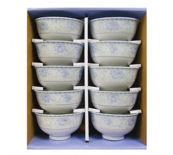 古典釉下10碗,飯碗,飯碗組,餐廚用品,餐碗,碗盤餐具,中式飯碗