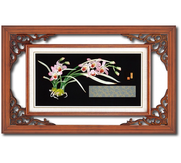琉璃花-福運當頭(虎頭蘭),琉璃藝品,台中藝品批發
