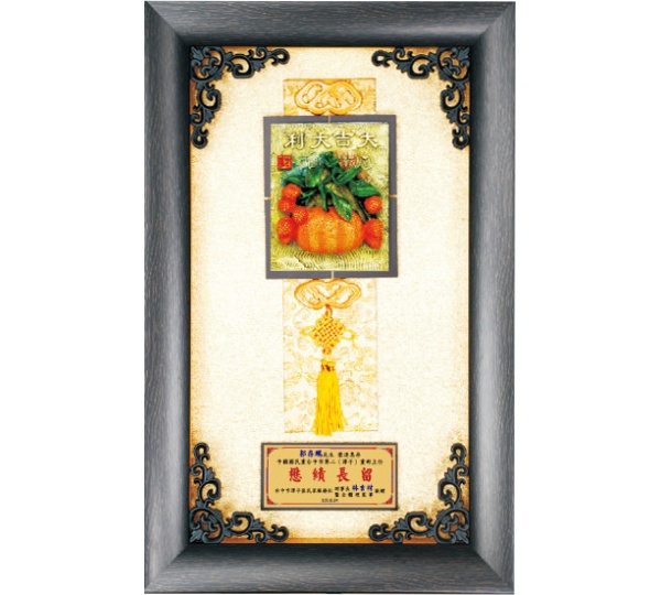 台灣彩繪雕塑(大吉大利),彩繪冷彩藝品,掛飾