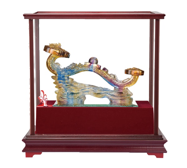 琉璃-龍鳳如意,琉璃獎座,藝品