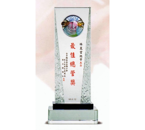 雙色水晶獎牌SJL20,獎座製作,獎座設計
