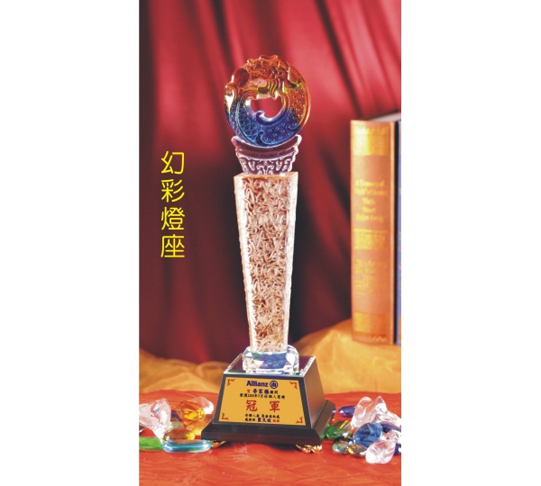 高級水晶獎盃C986A-L,水晶獎盃製作