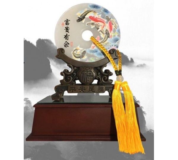 玉石獎座,平安扣獎座,退休獎座