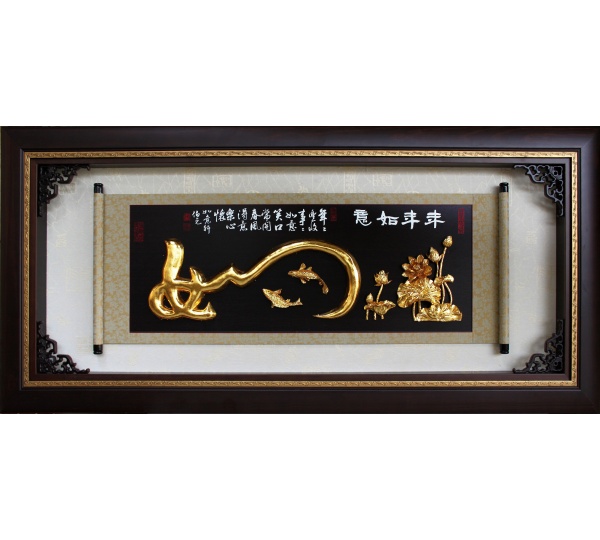 立體金箔獎牌賀匾,立體金箔畫掛飾