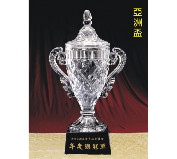 水晶獎盃,水晶獎牌,獎杯,獎牌,亞洲冠軍水晶獎盃
