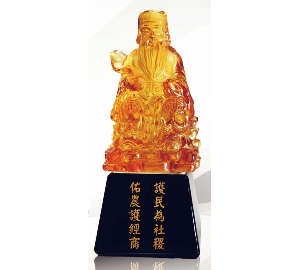 土地公琉璃獎座,水晶琉璃藝品