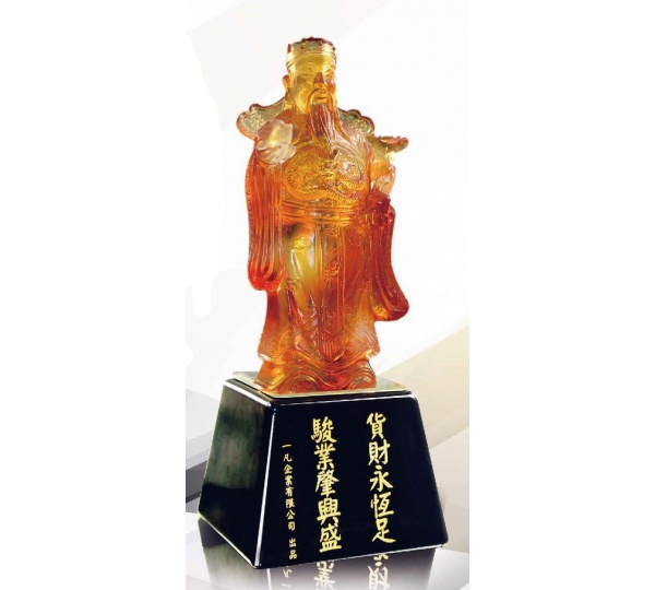 財神琉璃獎座,水晶琉璃獎座