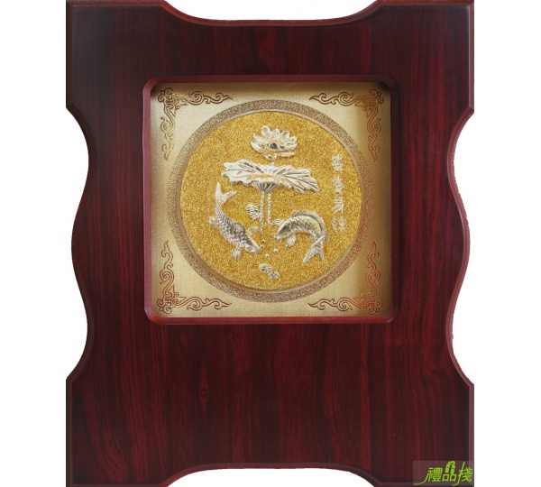 年年有餘漆線雕獎牌,金箔獎牌,獎牌價錢,便宜獎牌,獎牌訂製,木質獎牌,禮品棧獎牌