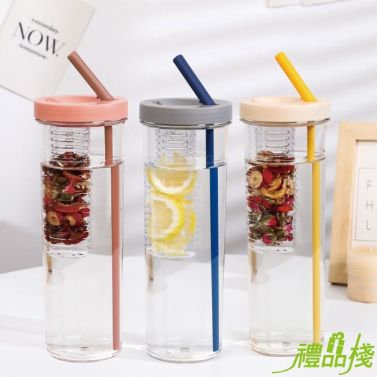 折疊吸管冷飲杯,吸管杯,茶濾杯,環保杯,飲料杯,果茶吸管杯,隨身杯