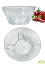 幸運草水晶碗,水晶碗,沙拉碗,玻璃碗,水晶缽,白水晶碗,餐具批發,水晶玻璃碗