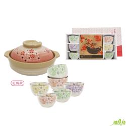 手繪碗盤組,餐廚用品,餐碗,碗盤餐具,陶瓷碗,手繪碗,陶瓷餐具,砂鍋