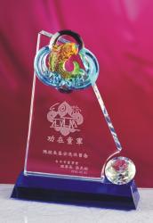 晶鑽雙色水晶獎牌,水晶獎座,水晶獎牌,水晶獎盃訂製,客製化水晶獎牌