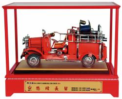 仿古消防車-5,櫥窗藝品,消防車