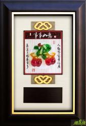 水琉璃獎牌,獎牌台中,冷彩陶獎牌,彩繪雕塑獎牌,造型獎牌,獎牌價錢,掛飾獎牌